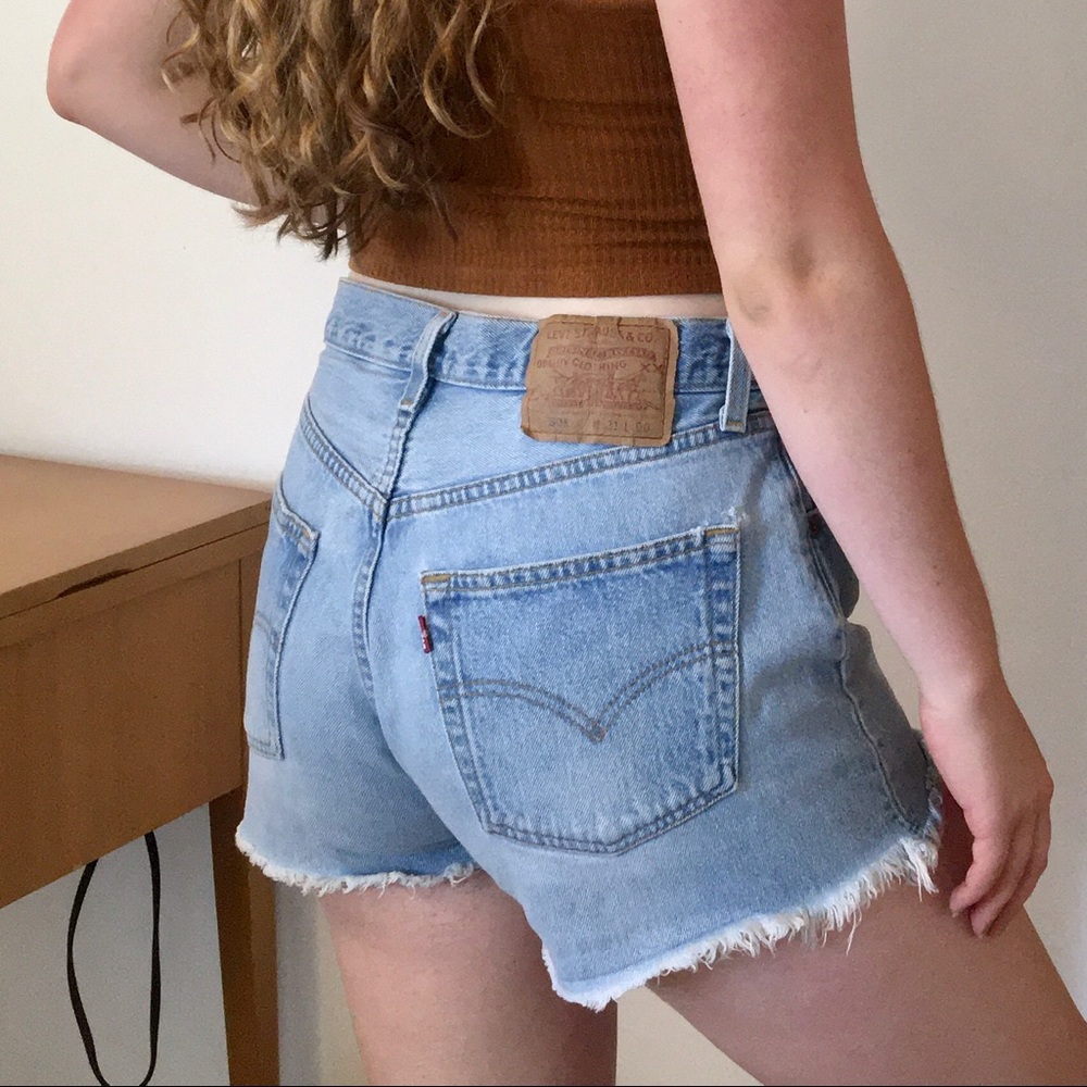 Vintage 501 Button Fly Levi’s Denim Shorts
